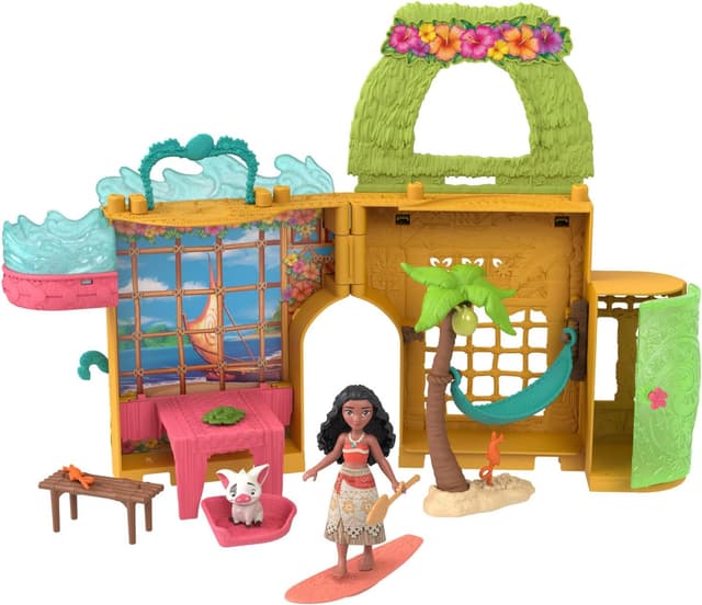 Detalle de Mattel Moana Storytime Stackers doll house