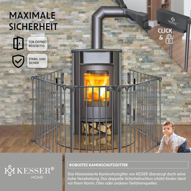 Thumbnail 6 de KESSER® Kaminschutzgitter 480 cm 🚪