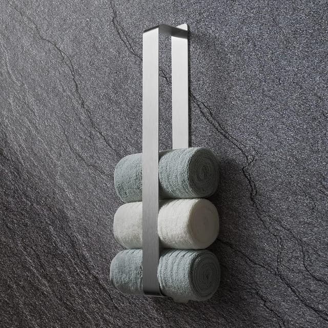 Detalle de Handtuchhalter ohne Bohren 42 cm Edelstahl