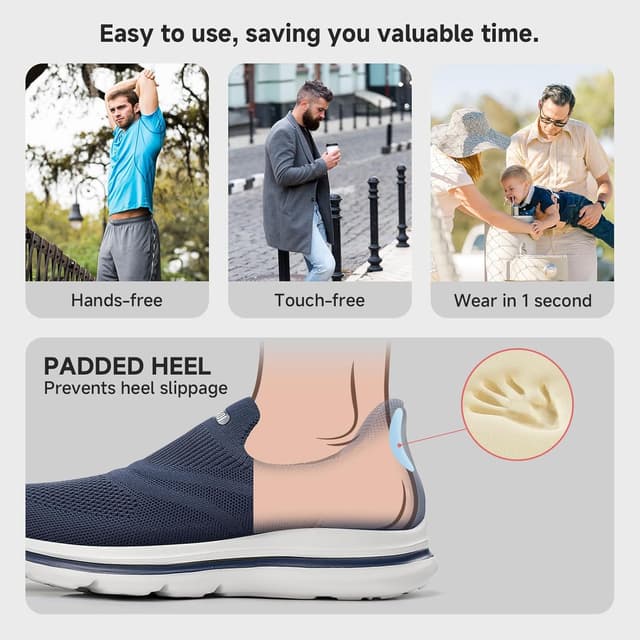 Thumbnail 2 de ODCKOI Slip On Sneaker Herren Ohne Schnürsenkel