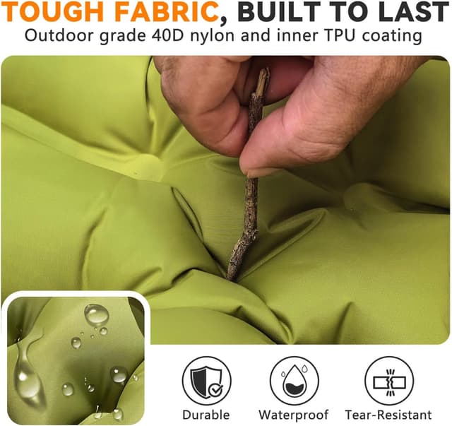 Detalle 2 de RusChic Sleeping Pad 1.5 lbs Inflatable