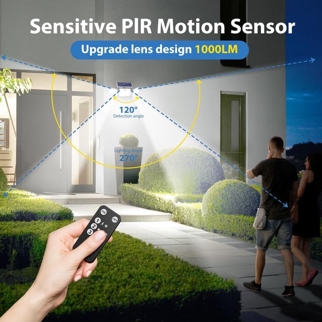 Detalle de Peasur Solar Security Light 1000 lumens