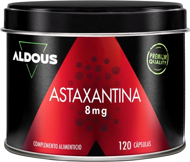 Detalle de ALDOUS Astaxantina Natural Pura 8 mg — 120 perlas