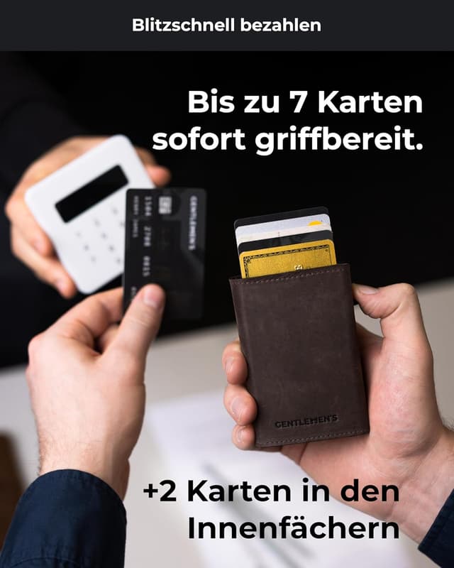Thumbnail 4 de Kreditkartenetui mit RFID Schutz, 7 Karten