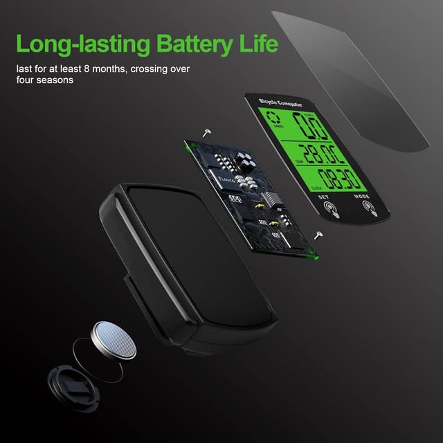 Detalle 2 de URAQT Computer di Bicicletta 19 funzioni