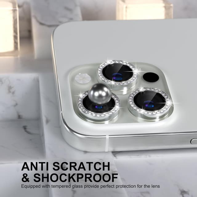 Thumbnail 2 de Choiche iPhone 16 Pro Camera Lens Protector 9H