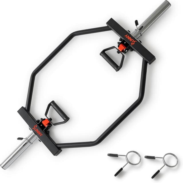 Detalle de Sunny Health & Fitness Olympic Hex Bar ⚙