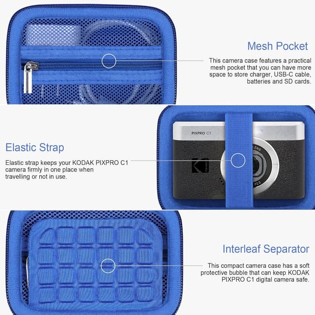 Detalle 2 de RAIALL PIXPRO C1 case 5.18 inch blue