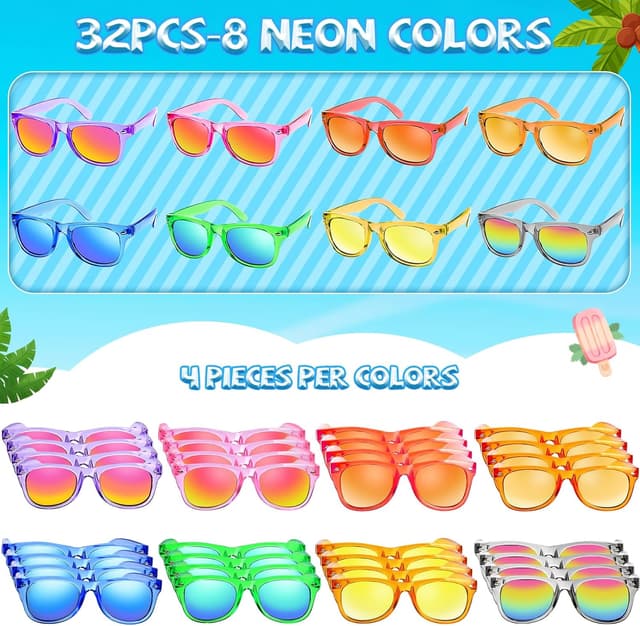 Thumbnail 1 de Kids Sunglasses Party Favors Bulk 32-pack