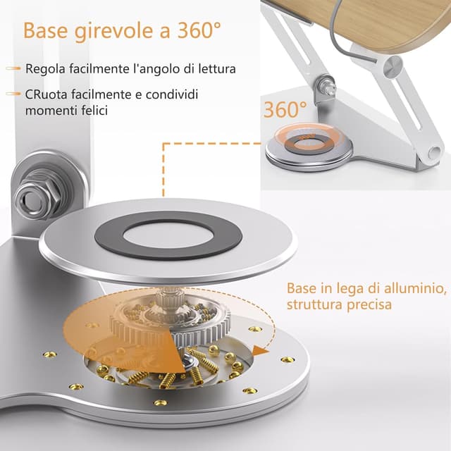 Detalle de POLESTO Porta Libri regolabile 4 kg