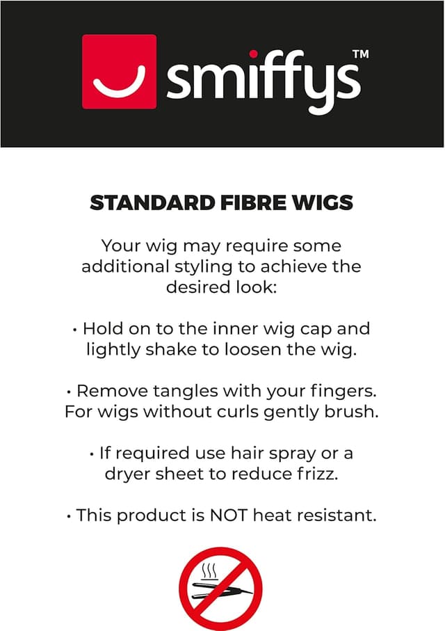 Thumbnail 3 de Smiffys Peluca glamurosa blanca corta con flequillo ðŸŽ