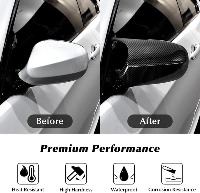 Thumbnail 2 de Asasytal Carbon Fibre Mirror Caps for BMW