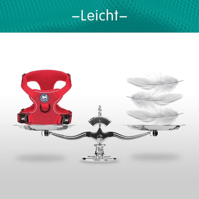 Thumbnail 4 de PoyPet Hundegeschirr im Mesh, Rot M