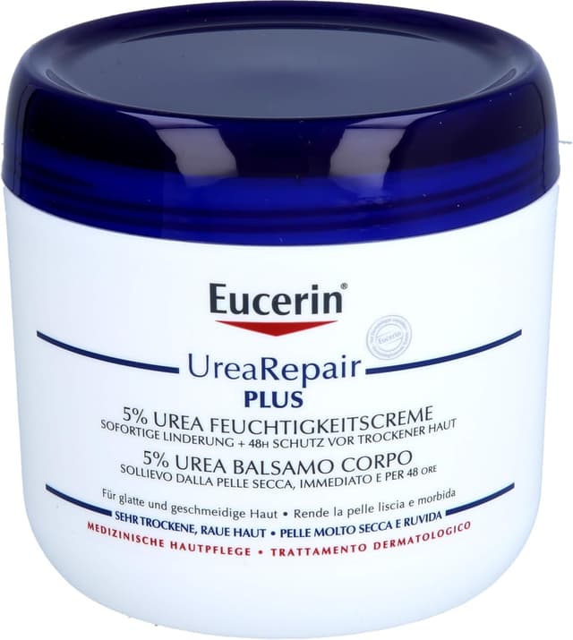 Detalle 2 de Eucerin UreaRepair Plus 5% Urea corps – Crème hydratante 450 ml pour peaux très sèches