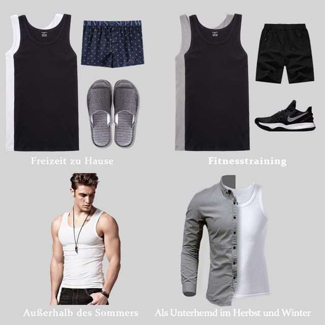 Thumbnail 4 de NUOZA Unterhemd Herren 5er Pack