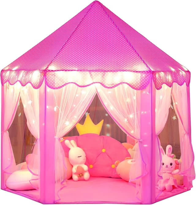 Imagen de wilwolfer Princess Castle Play Tent 48x52 in 🎪 en OfertitasTOP