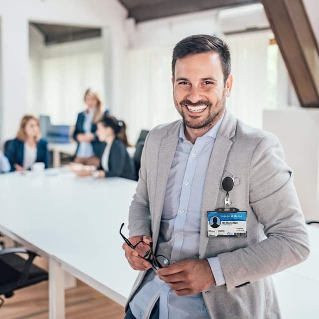 Thumbnail 4 de Vicloon Porta badge con lato aperto 10 pezzi