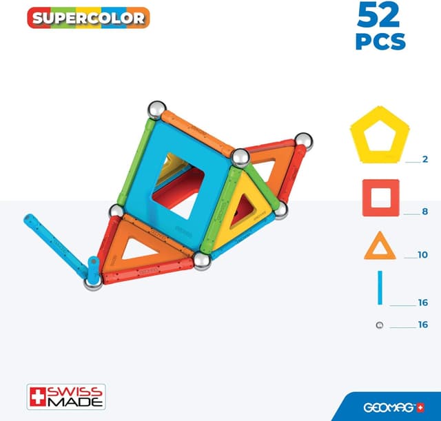 Thumbnail 5 de Geomag Supercolor - Juego de Bloques Magnéticos para Niños 🧪