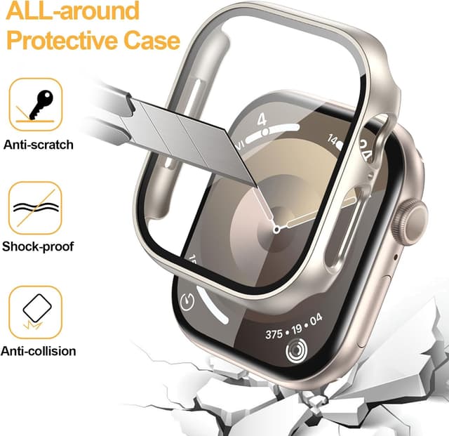 Detalle 2 de Haojavo Screen Protector Case for Apple Watch Series 11 42mm