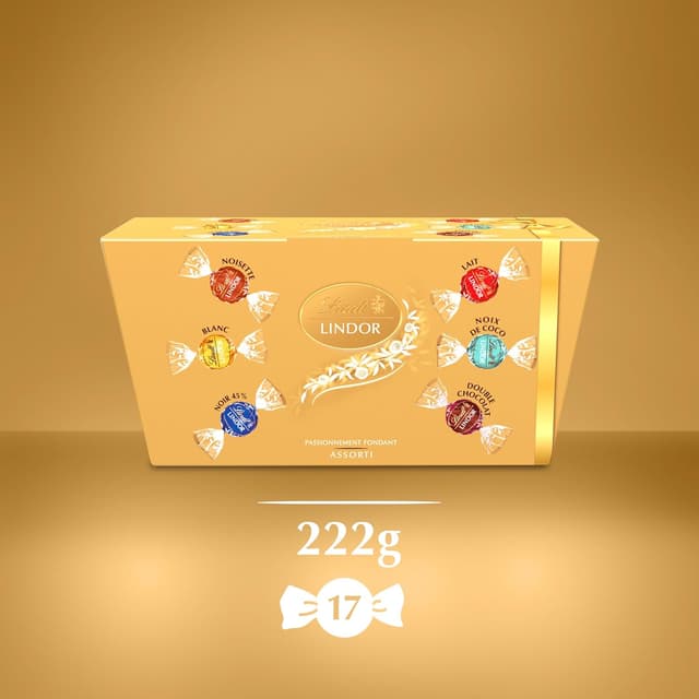 Thumbnail 3 de Lindt LINDOR 222g Assortiment de chocolats đ«