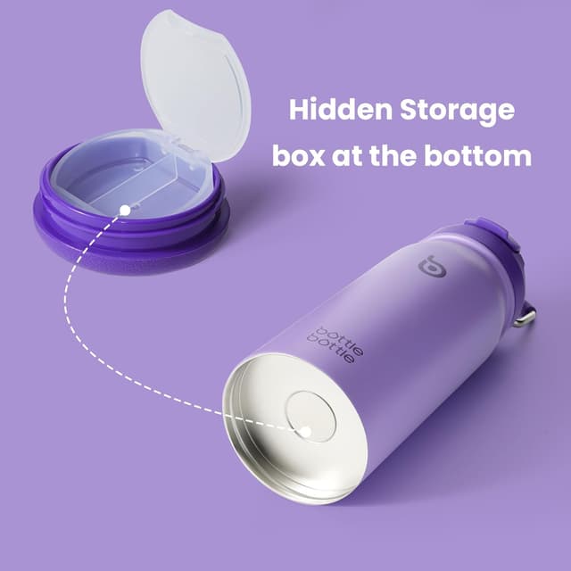 Detalle 2 de BOTTLE BOTTLE Stainless Steel Kids Water Bottle 470ml ๐ฐ