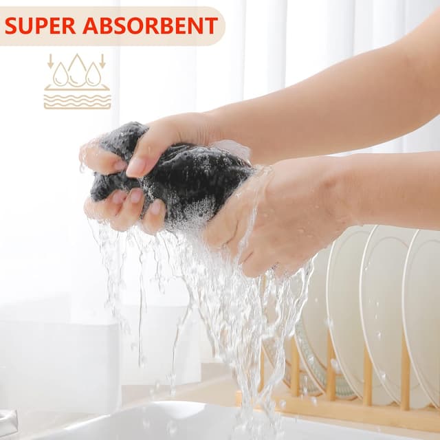 Thumbnail 2 de Homaxy 100% Cotton Waffle Kitchen Towels 12×12, 6-Pack 🧻