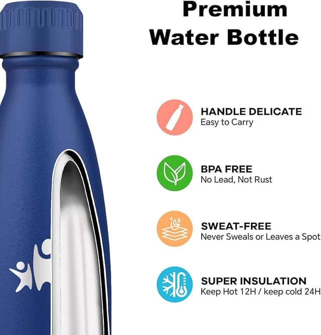 Detalle 2 de Grsta Botella Acero Inoxidable 500 ml 🚰