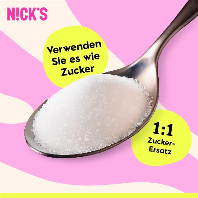 Thumbnail 4 de NICKS Use Like Sugar kalorienarm 1 kg 🍬