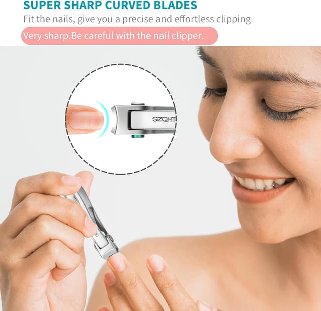 Thumbnail 2 de SZQHT Nagelknipser 15 mm Öffnung, Edelstahl Groß