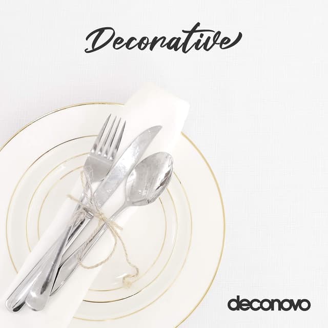 Thumbnail 4 de Deconovo Tovaglia Impermeabile 130x160 Bianco