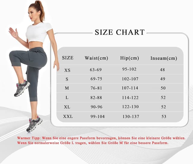 Thumbnail 5 de BAYGE Pantaloni da Trekking 3/4 leggeri