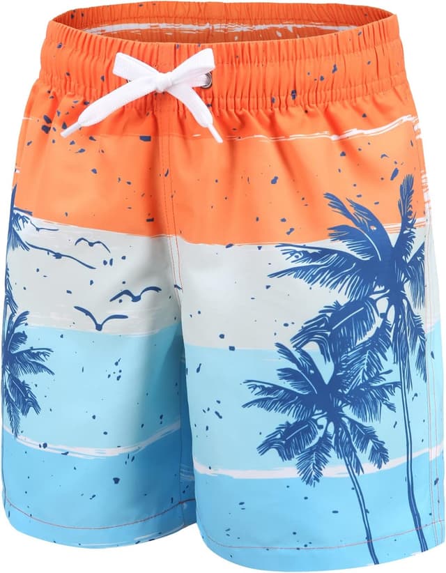 Detalle de Aisyee Jungen Badehose Kinder: schnell trocknende Badeshorts für 5–14 Jahre