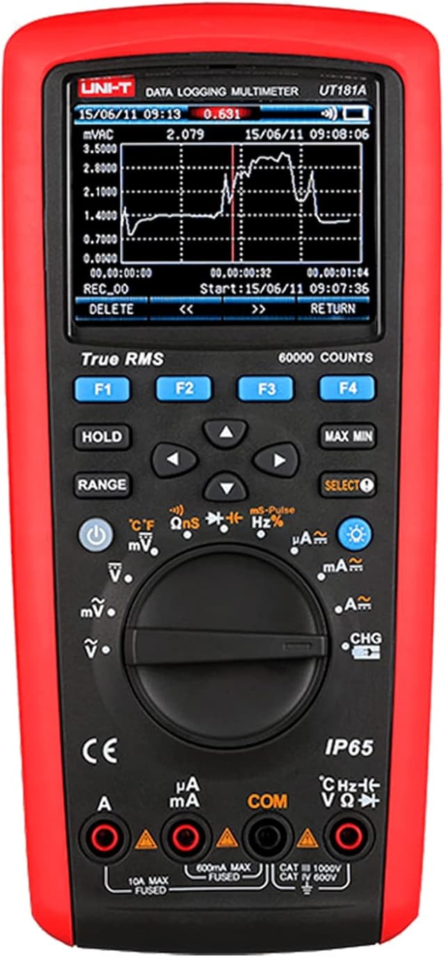 Detalle de UNI-T UT181A Multimètre numérique 230 °C