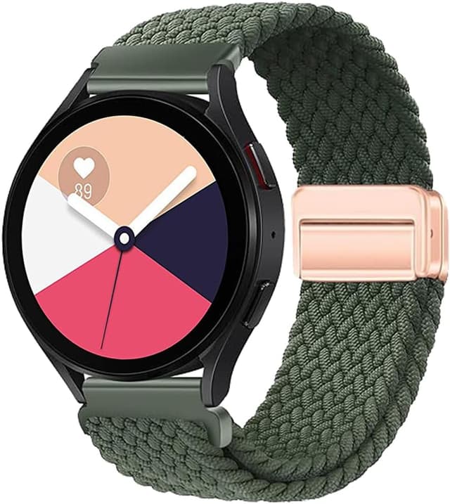 Detalle de FYISWHO 22mm Magnetic Nylon Watch Strap for Amazfit Bip 6/5, GTR 4/3/3 Pro, Balance 46mm & more