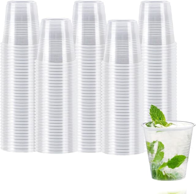 Thumbnail 6 de Clawsoff 1000 Pack 9 oz Clear Plastic Cups (BPA-Free PP) for Cold Drinks