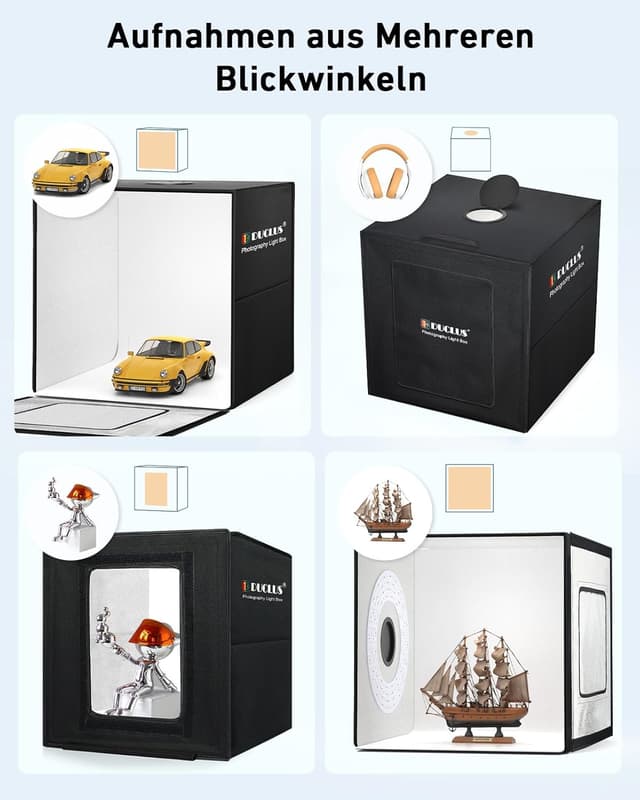 Thumbnail 4 de DUCLUS Fotobox 50x50x50cm