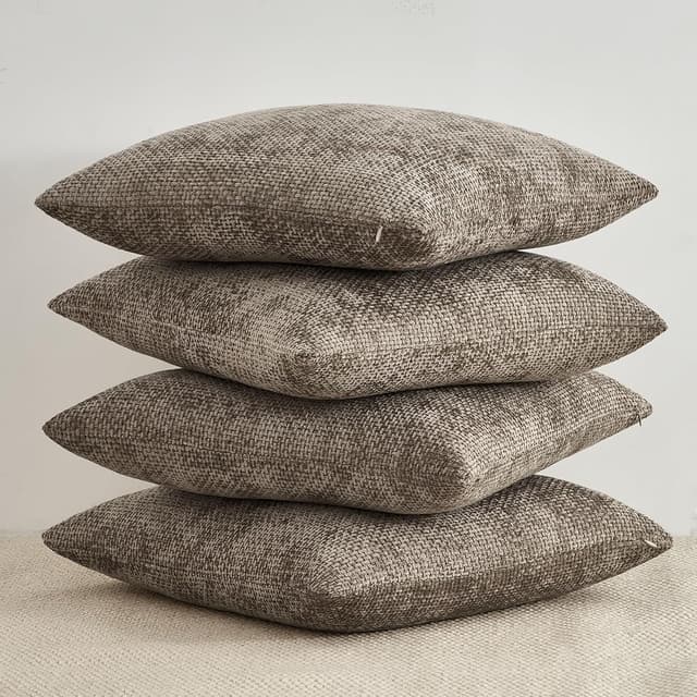 Thumbnail 6 de Topfinel Housse 40x40 Lot de 4 Chenille Déco