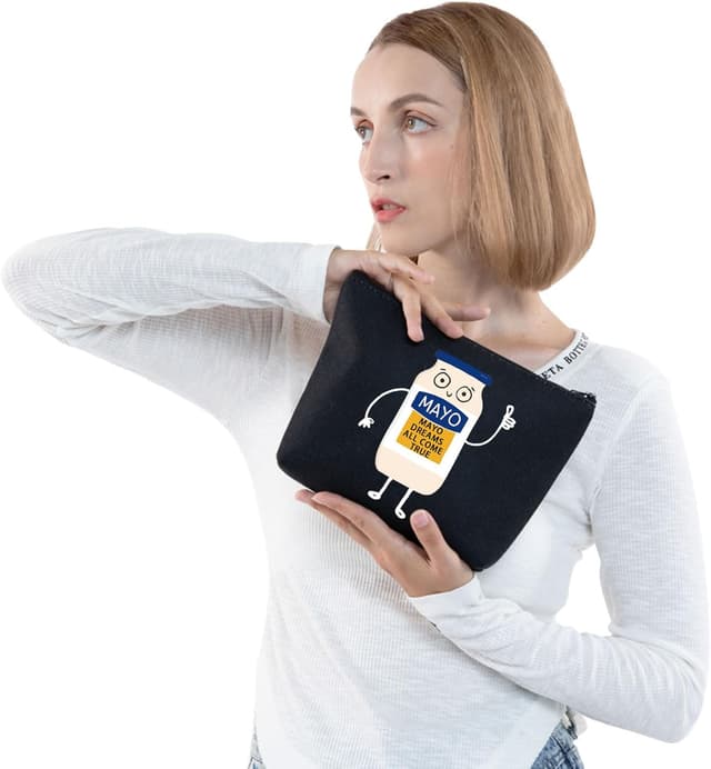 Thumbnail 6 de Mayonnaise Makeup Bag Mayo Lover Gifts waterproof zipper pouch (Mayo UK)