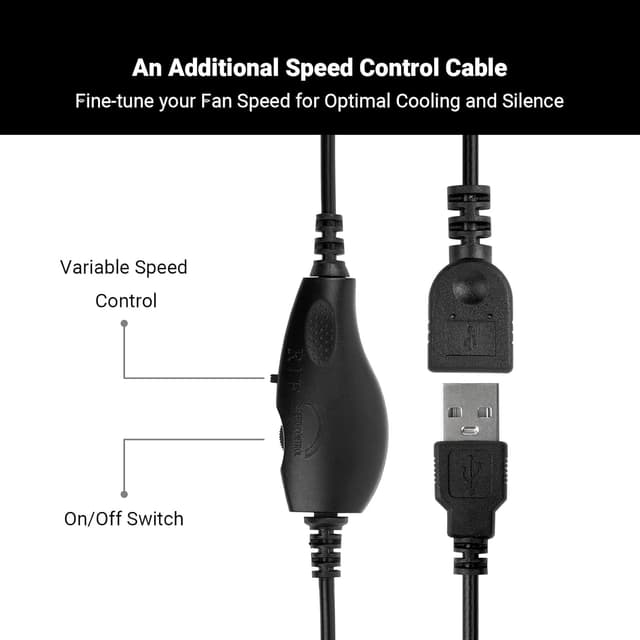 Detalle de Fosi Audio Ventola di raffreddamento USB per amplificatori stereo HiFi V3 Mono/ZA3