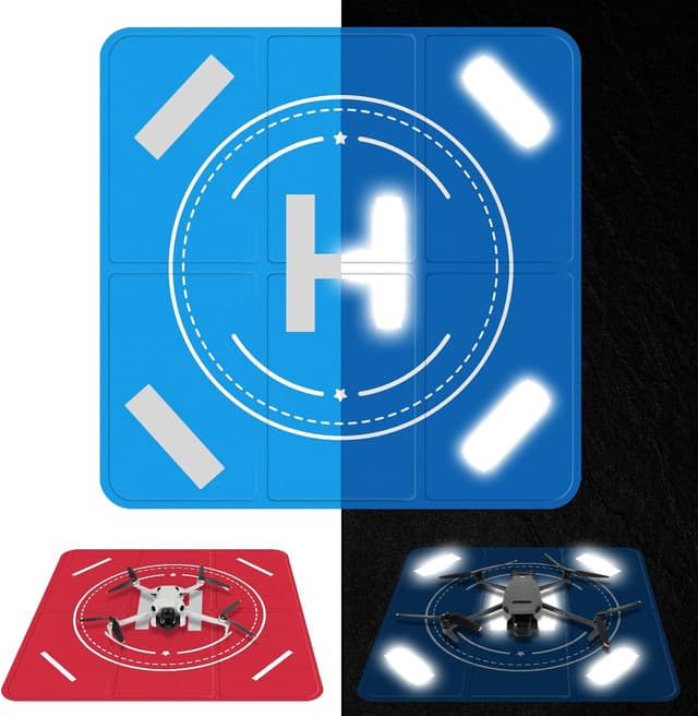 Detalle de FPVtosky Drone Landing Pad pieghevole da 64 cm: tappetino universale per atterraggio e decollo