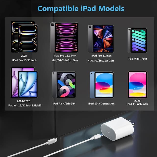 Thumbnail 4 de 20W USB C Fast Charger for iPad