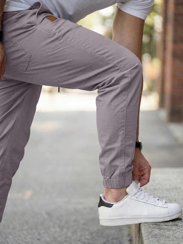 Thumbnail 5 de JMIERR Cotton Drawstring Joggers 94% Cotton