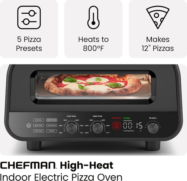 Thumbnail 1 de Chefman Indoor Pizza Oven 800°F