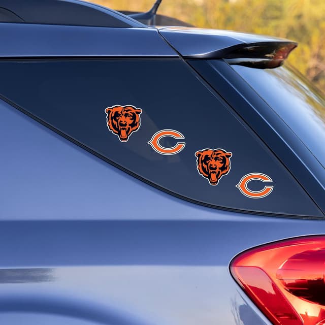 Detalle de Rico Industries NCAA California Golden Bears Die Cut 4-Piece The Quad Sticker Sheet