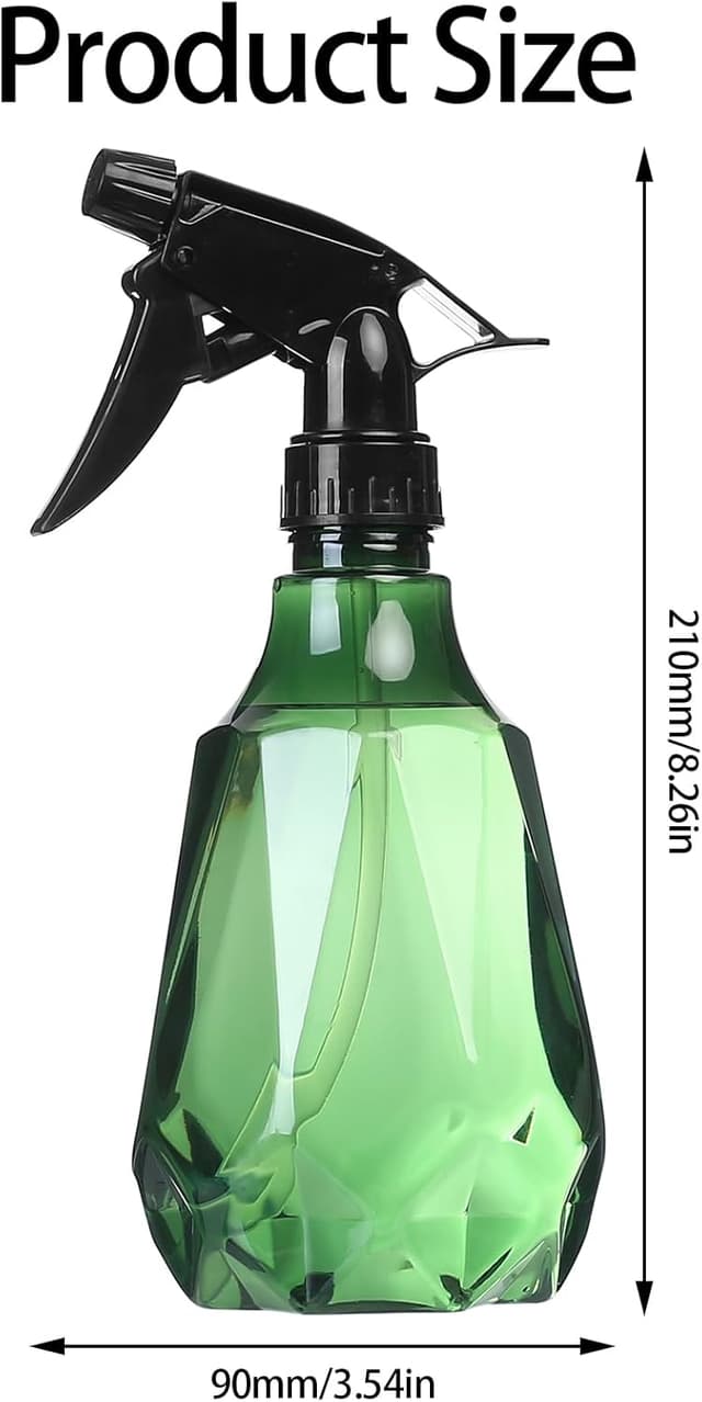 Detalle 2 de AIOUHMYM 2 x 500 ml water spray bottles for plants (mist & jet modes)