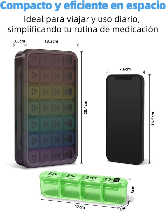 Thumbnail 4 de COLORWING Pastillero Semanal 4 Tomas 📦