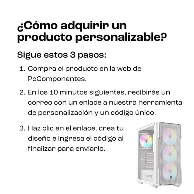 Thumbnail 3 de tempest Garrison ARGB ATX Cristal Templado 4 ventiladores