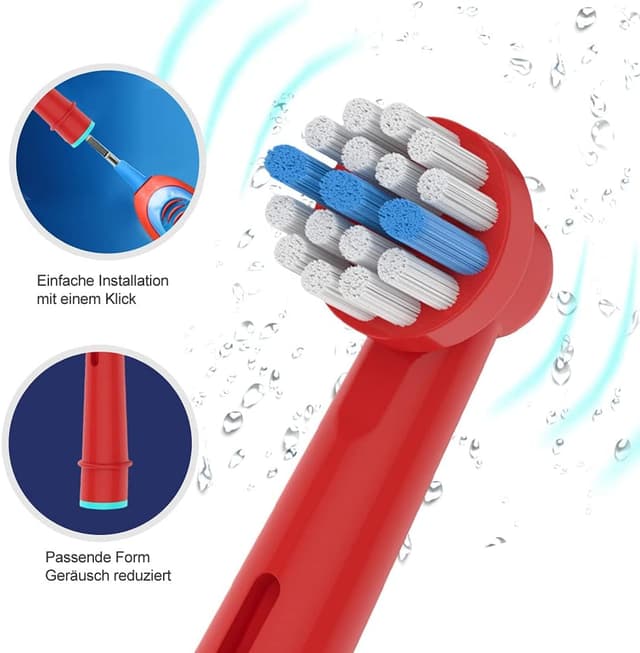 Thumbnail 6 de 16 Kids Aufsteckbürsten mit extra weichen Borsten (kompatibel mit Oral-B Kinder E‑Zahnbürste) – 16 Stück