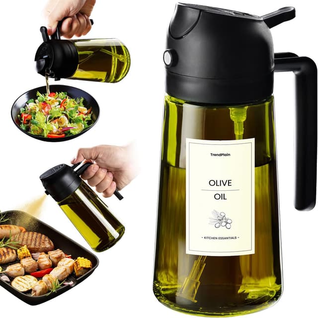 Imagen de TrendPlain 470ml olive oil spray bottle for kitchen 🍶 en OfertitasTOP