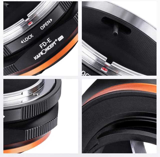 Thumbnail 4 de K&F CONCEPT FD-E adaptador montura E para Canon FD